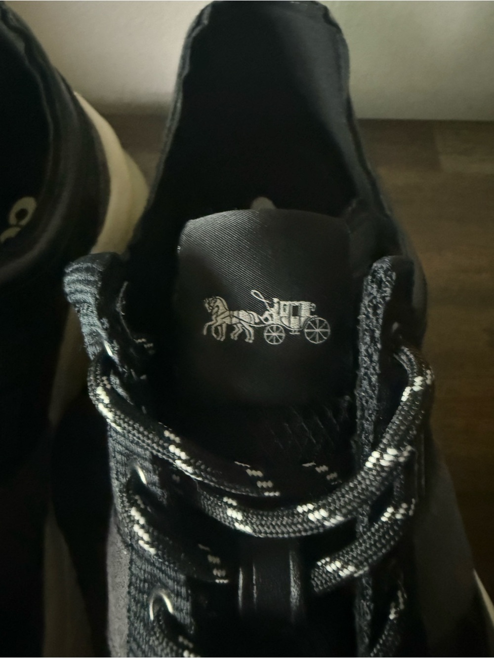 Coach City Sole Signature Runner Charcoal/Black Men’s Sneakers Size 13D. - Picture 4 of 10